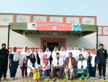 Il personale sanitario del Centro di salute a Khushpur