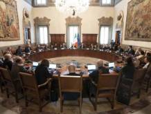 Consiglio dei Ministri a palazzo Chigi