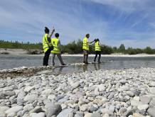 Volontari e volontarie sul Piave