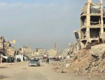 Gaza, la distruzione. Immagine di repertorio