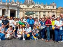 La collaborazione Giavera-Nervesa in pellegrinaggio a Roma