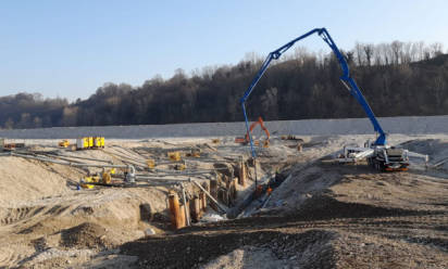 Ats: il cantiere attraversa il Piave da Sernaglia a Nervesa