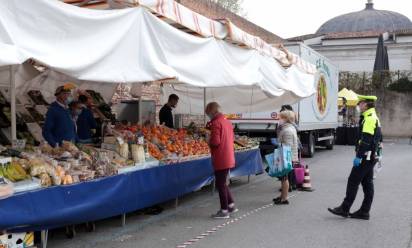 A Treviso riaprono i mercati, ma con molte precauzioni