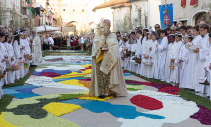 La storia del Piccolo principe protagonista dell'infiorata di Noale