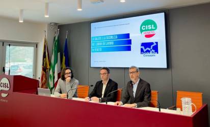 Conferenza stampa di Cisl e fondazione Corazzin