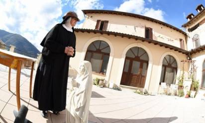 Norcia si prepara a risorgere, nel segno dell'ora et labora