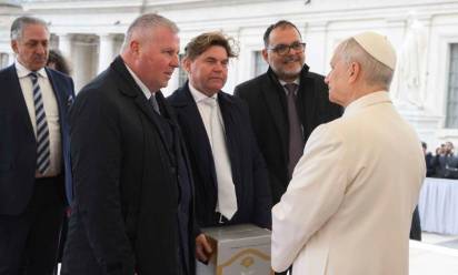 Coldiretti Treviso in udienza in Vaticano: incontro con papa Leone XIV e con il cardinale Pietro Parolin