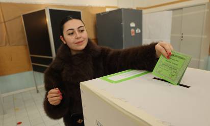 DESIDERA. AG.FOTOFILM. TREVISO. TREVIGIANI AL VOTO REFERENDUM GIUSTIZIA