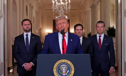 L’annuncio dell’attacco da parte del presidente Trump