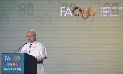 Papa Leone XIV alla Fao: “Usare la fame come arma è un crimine di guerra”