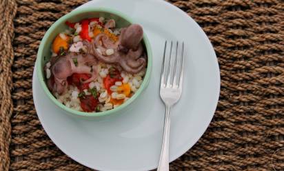 Agosto - Insalata di polpetti e orzo