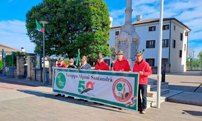 Santandrà, mezzo secolo con gli alpini