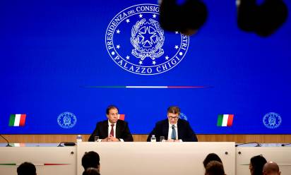 Il ministro Giorgetti spiega i contenuti del Def - Foto Presidenza del Consiglio dei Ministri