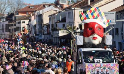 Carnevale, gran chiusura a Treviso con 80 mila persone