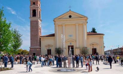 Ecco la nuova piazza del Castelliere a Vallà di Riese