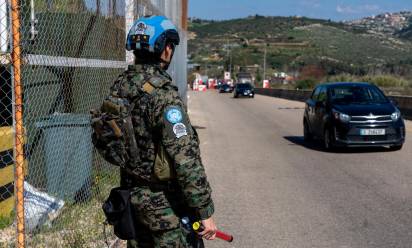 Casco blu dell’Onu in azione in Libano - foto Flickr-Missione Unifil