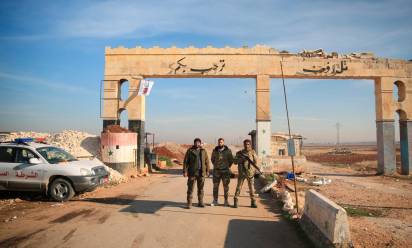 Ribelli islamisti alle porte di Aleppo. Fotto AFP/Sir