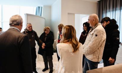 L’arrivo in Italia di Alberto Trentini e Mario Burlò