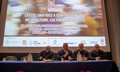 Roma, 23 novembre 2023: XX Assemblea nazionale della Fisc - foto SIR/Marco Calvarese