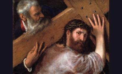 <i>Tiziano Vecellio “Cristo e il Cireneo” 1565, Museo del Prado - Madrid</i>