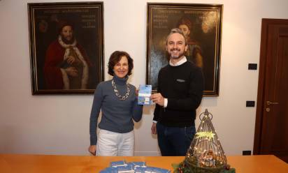 Cristina Guarnieri (Centro aiuto alla vita) e Antonio Battilana (Cda Maurocordato)