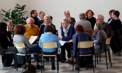 Componenti dei Consigli pastorali a Paderno di Ponzano - Fotofilm/La vita del popolo