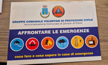 Zenson di Piave: un opuscolo su pratiche di protezione civile e gestione delle emergenze consegnato alla cittadinanza