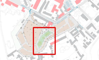 Una porzione dell’area tornerà alla sua destinazione di verde pubblico