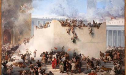 Francesco Hayez, “La distruzione del tempio di Gerusalemme”, 1867, Accademia di Belle Arti, Venezia