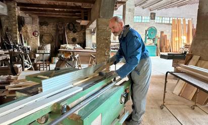 Arti&amp;mestieri/5. Il mondo della segheria Velo Felice e figli a fine corsa