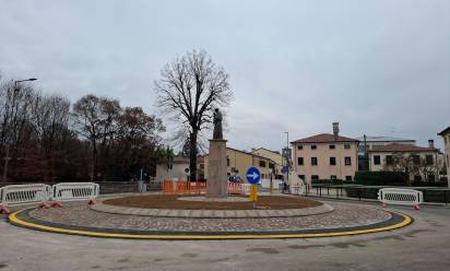 Camposampiero: aperta la rotatoria di sant’Antonio