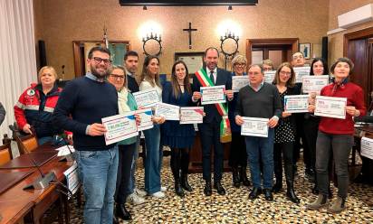 I rappresentanti delle associazioni presenti in Municipio