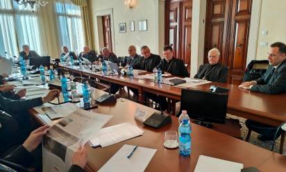Incontro dei vescovi triveneti a Zelarino - Foto Cet