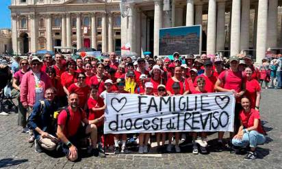 Giubileo delle famiglie: pellegrini da Treviso a Roma