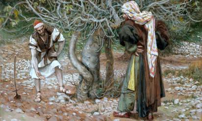 James Jacques Joseph Tissot, “Il Fico Sterile” (dalla serie “La vita di Cristo”), 1886-94, Brooklyn Museum of Art, New York, USA