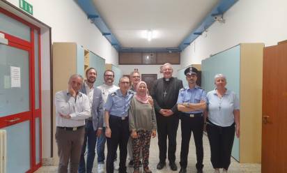 Cerimonia di consegna dei diplomi con il Vescovo all’Ipm di Treviso