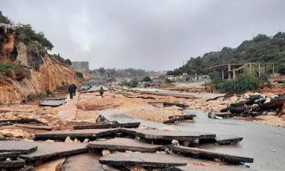 Le drammatiche immagini dell’alluvione a Derna, in Cirenaica - Foto: vicariato Bengasi