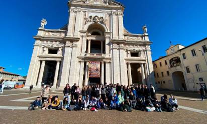 Collaborazione Ponte di Piave, ragazzi di seconda media sui passi di Francesco