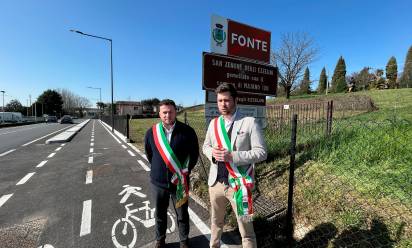 Fonte e San Zenone finalmente collegati da una ciclopedonale