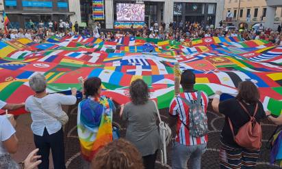 Giro d’Italia per la pace: oltre mille partecipanti a Treviso
