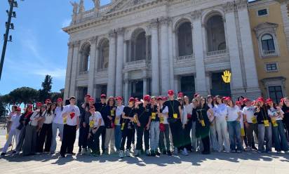 1.700 giovani trevigiani a Roma con il vescovo Michele