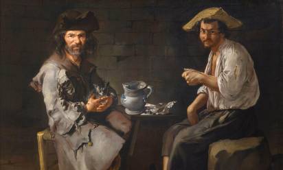 Giacomo Ceruti detto il Pitocchetto “I due disgraziati” 1730, Pinacoteca Civica Tosio – Martinengo, Brescia