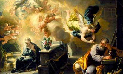 Luca Giordano “Il sogno di S. Giuseppe” 1700 circa, Museum of Art - Indianapolis