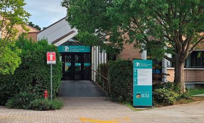 L’ingresso della Casa della comunità di Martellago, nel nostro territorio, una delle tredici presenti nell’Ulss 3