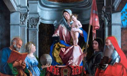 Lorenzo Lotto “Pala di Santa Cristina al Tiverone” 1504-1506 , chiesa