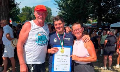 Terzo titolo italiano consecutivo nella paracanoa per Francesco Grando, atleta di Silea