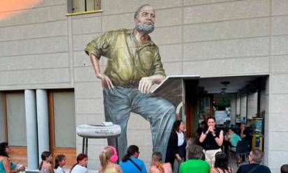 A Monastier il murale di Hemingway per ricordare Gianluca Bona