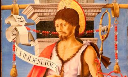 Francesco del Cossa “San Giovanni Battista” 1472-1473, Pinacoteca di Brera - Milano