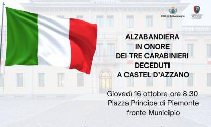 Il lutto di Trebaseleghe per la morte del carabiniere Marco Piffaro