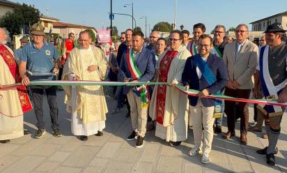 A San Zenone inaugurata piazza Papa Francesco